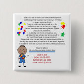 Voeg uw Button Kinderinfo Square toe (Voorkant)
