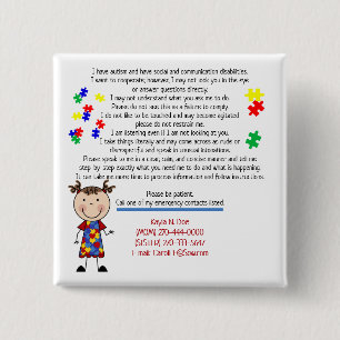 Voeg uw Button Kinderinfo Square toe