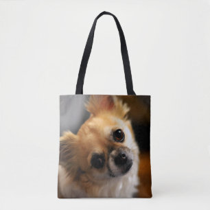 Voeg uw Chihuahua-foto toe in alle printzakken Tote Bag