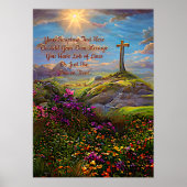 Voeg uw Christelijke Kruis van de Manuscript in he Poster (Voorkant)