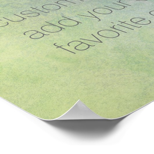 voeg uw citaat toe de waterverf van de verf poster (Hoek)