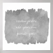 voeg uw citaat toe de waterverf van de verf poster (Voorkant)