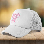 Voeg uw clubnaam tennis iconen elke kleur trucker pet<br><div class="desc">Pas dit pet eenvoudig aan door uw club- of samenlevingsnaam toe te voegen door op de knop "Personaliseren" te klikken. U kunt de achtergrond, de kleur van het lettertype, enz. wijzigen door te klikken op "Bewerken met het gereedschap Ontwerp". Perfect voor elke club, bedrijf of schoolmaatschappij. Bestel zoveel of minder...</div>