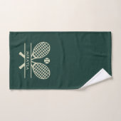 Voeg uw clubnaam toe Tennis Team Elke kleur op maa Handdoek (Handdoek)