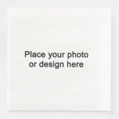 voeg uw designdiners toe servet (Voorkant)