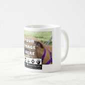 Voeg uw dier WHS-Logo toe Koffiemok (Voorkant rechts)