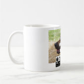 Voeg uw dier WHS-Logo toe Koffiemok (Links)