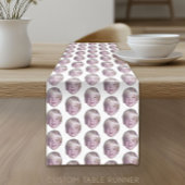 Voeg uw drijvende hoofdfoto toe - Small Pattern Bl Korte Tafelloper