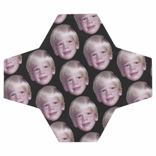 Voeg uw drijvende hoofdfoto toe - Small Pattern Bl Voetbal (Enkel)