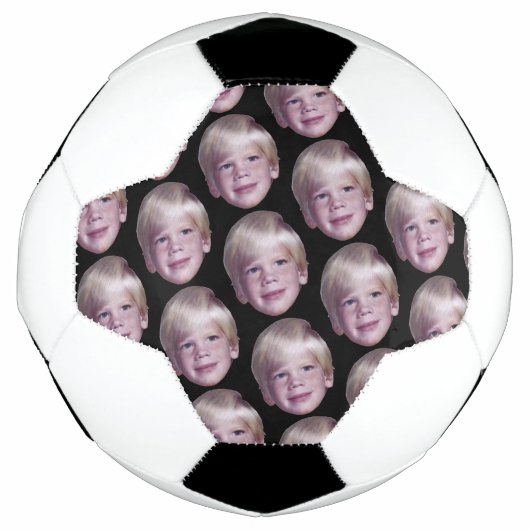 Voeg uw drijvende hoofdfoto toe - Small Pattern Bl Voetbal (Voorkant)