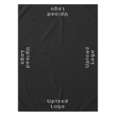 Voeg uw eenvoudige Business Logo Restaurant toe Zw Tafelkleed (Voorkant)