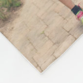 Voeg uw eigen 12 Foto's  tapebanket toe Fleece Deken (Hoek)