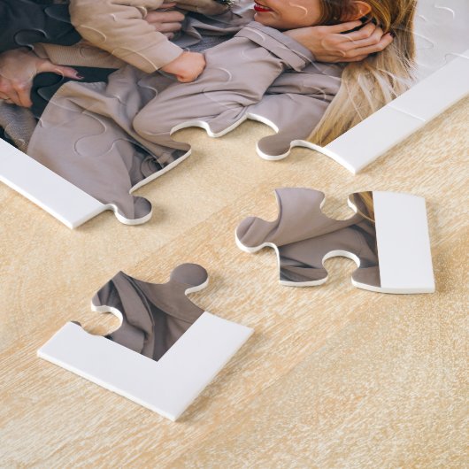 Voeg uw eigen 13 fotocollage toe legpuzzel (Zijkant)