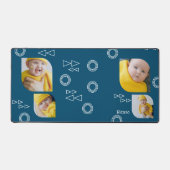 Voeg uw eigen 4 foto's en tekst gepersonaliseerd bureaumat (Voorkant)