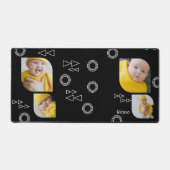 Voeg uw eigen 4 foto's en tekst gepersonaliseerd bureaumat (Voorkant)