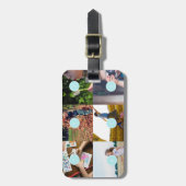 Voeg uw eigen 6 Foto  Bagagelabel toe (Voorkant verticaal)