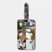 Voeg uw eigen 6 Foto  Bagagelabel toe (Achterkant verticaal)