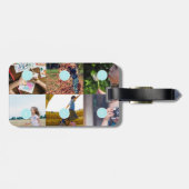 Voeg uw eigen 6 Foto  Bagagelabel toe (Achterkant horizontaal)