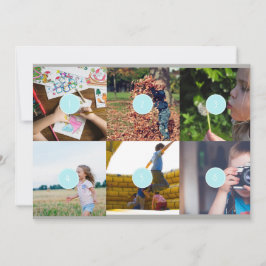 Voeg uw eigen 6 Foto  Briefkaart toe