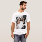 Voeg uw eigen aangepaste foto dubbelzijdig toe t-shirt (Voorkant volledig)