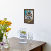 Voeg uw eigen aangepaste foto-Pet Cat Memorial 8 x Folie Afdrukken (Laag (Keuken))