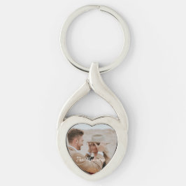 Voeg uw eigen aangepaste foto Sleutelhanger