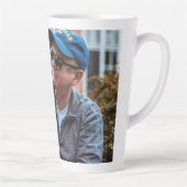 Voeg uw eigen aangepaste foto toe latte mok (Rechts)