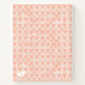 Voeg uw eigen aangepaste fotoliefdesharten toe aan notitieboek (Achterkant)