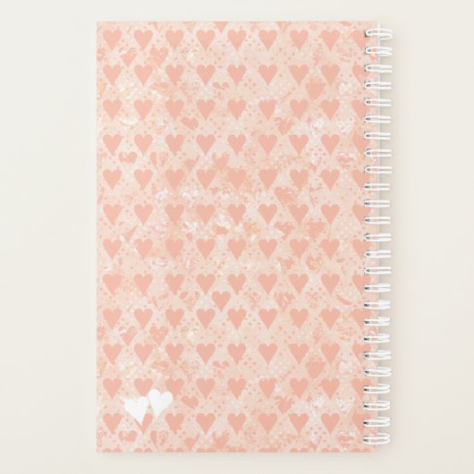 Voeg uw eigen aangepaste fotoliefdesharten toe aan planner (Achterkant)