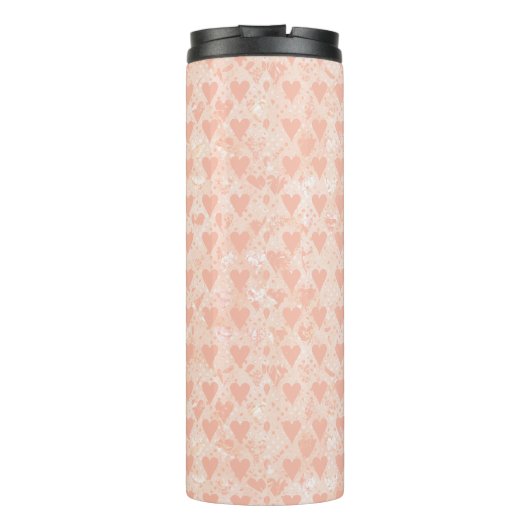 Voeg uw eigen aangepaste fotoliefdesharten toe aan thermosbeker (Achterkant)