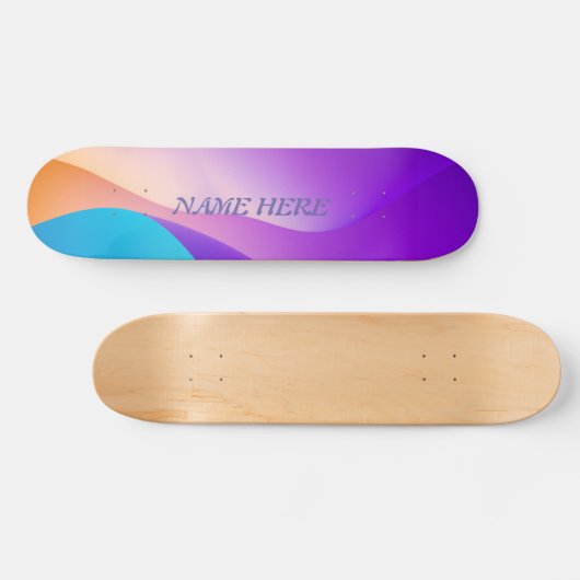 Voeg Uw eigen Aangepaste Naam Gepersonaliseerde Sk Persoonlijk Skateboard (Horizontaal)