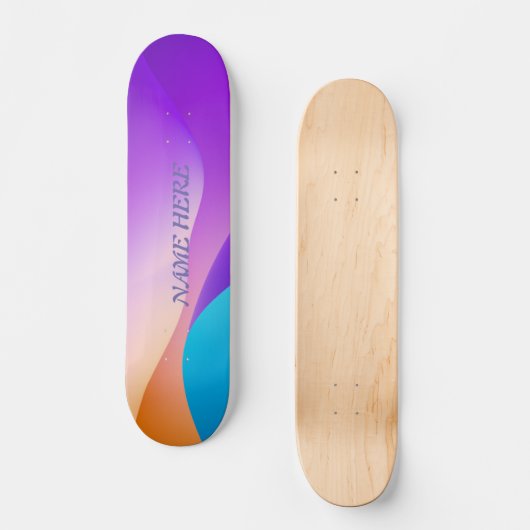 Voeg Uw eigen Aangepaste Naam Gepersonaliseerde Sk Persoonlijk Skateboard (Voorkant)