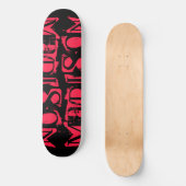 Voeg Uw Eigen Aangepaste Naam Persoonlijke Neon Ro Persoonlijk Skateboard (Voorkant)