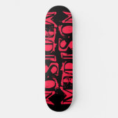 Voeg Uw Eigen Aangepaste Naam Persoonlijke Neon Ro Persoonlijk Skateboard (Voorkant)