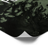 Voeg uw eigen aangepaste prijsopgave voor zwart-wi poster (Hoek)