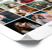 Voeg uw eigen aangepaste reeks 20 fotocollage toe poster (Hoek)