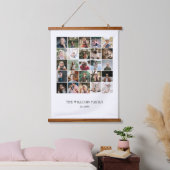 Voeg uw eigen aangepaste reeks 25 fotocollage toe hangend wandkleed (Slaapkamer)