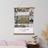 Voeg uw eigen aangepaste reeks toe 17 Fotocollage Hangend Wandkleed (Slaapkamer)