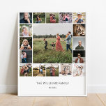Voeg uw eigen aangepaste reeks toe 17 FotoCollage- Poster<br><div class="desc">Dit gedrukte ontwerp voegt Uw Eigen Familie van de Douane 17 Poster van de Collage van de Foto toe die met jouw tekst kan worden aangepast. Klik op de knop "Aanpassen" en gebruik onze ontwerptool om deze sjabloon te wijzigen. Bekijk de grafische kunstontwerpopslag voor andere producten die bij dit ontwerp...</div>