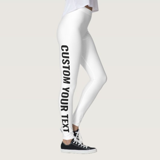 Voeg uw eigen aangepaste tekst Leggings (Rechts)