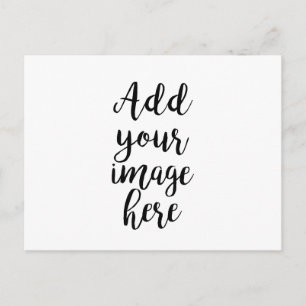 Voeg uw eigen Afbeelding aanpasbaar Briefkaart toe