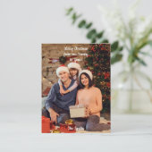 Voeg uw eigen Afbeelding kerstkaart toe (Staand voorkant)