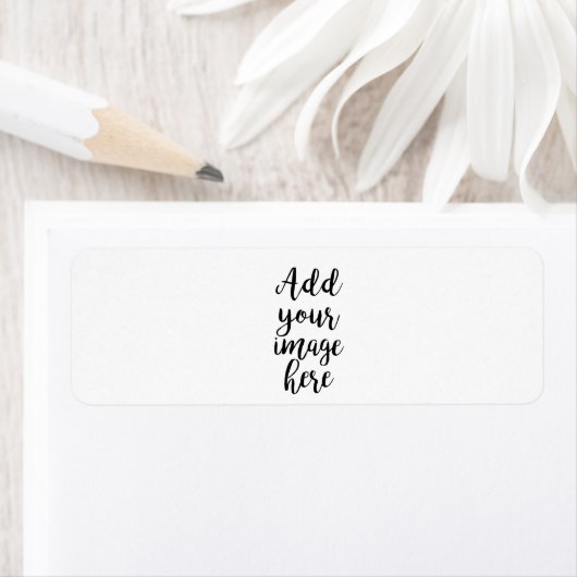 voeg uw eigen Afbeelding klantgerichte adresetiket Etiket (Insitu)