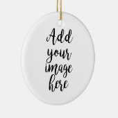 voeg uw eigen Afbeelding klantgerichte cirkelvormg Keramisch Ornament (Rechts)