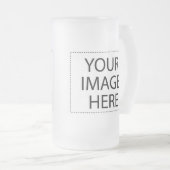 Voeg uw eigen Afbeelding of tekst toe Matglas Bierpul (Voorkant rechts)