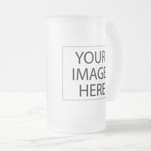 Voeg uw eigen Afbeelding of tekst toe Matglas Bierpul (Voorkant rechts)