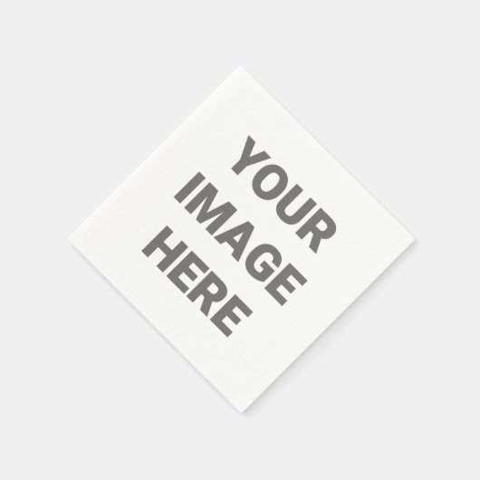 Voeg uw eigen Afbeelding toe aan ontwerp Servet (Hoek)