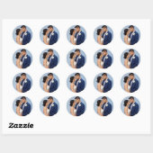 Voeg uw eigen afbeelding toe Aangepaste foto Ronde Sticker (Vel)