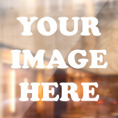 Voeg uw eigen Afbeelding venster plakken 8 "x11" Raamsticker