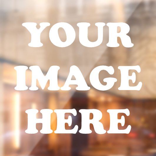 Voeg uw eigen Afbeelding venster plakken 8 "x11" Raamsticker (Vel 2)